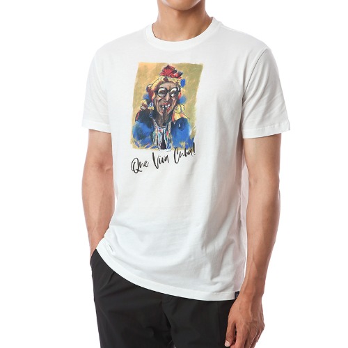 라르디니 리미티드 쿠바라인 플라워패치 시가맨 티셔츠+케이스 SET (화이트)